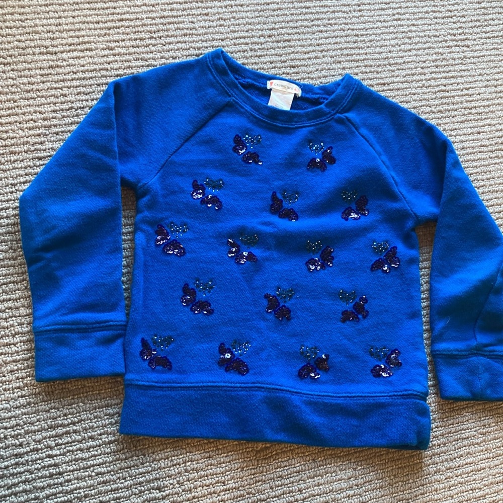 Crewcuts sequined sweatshirt 4/5